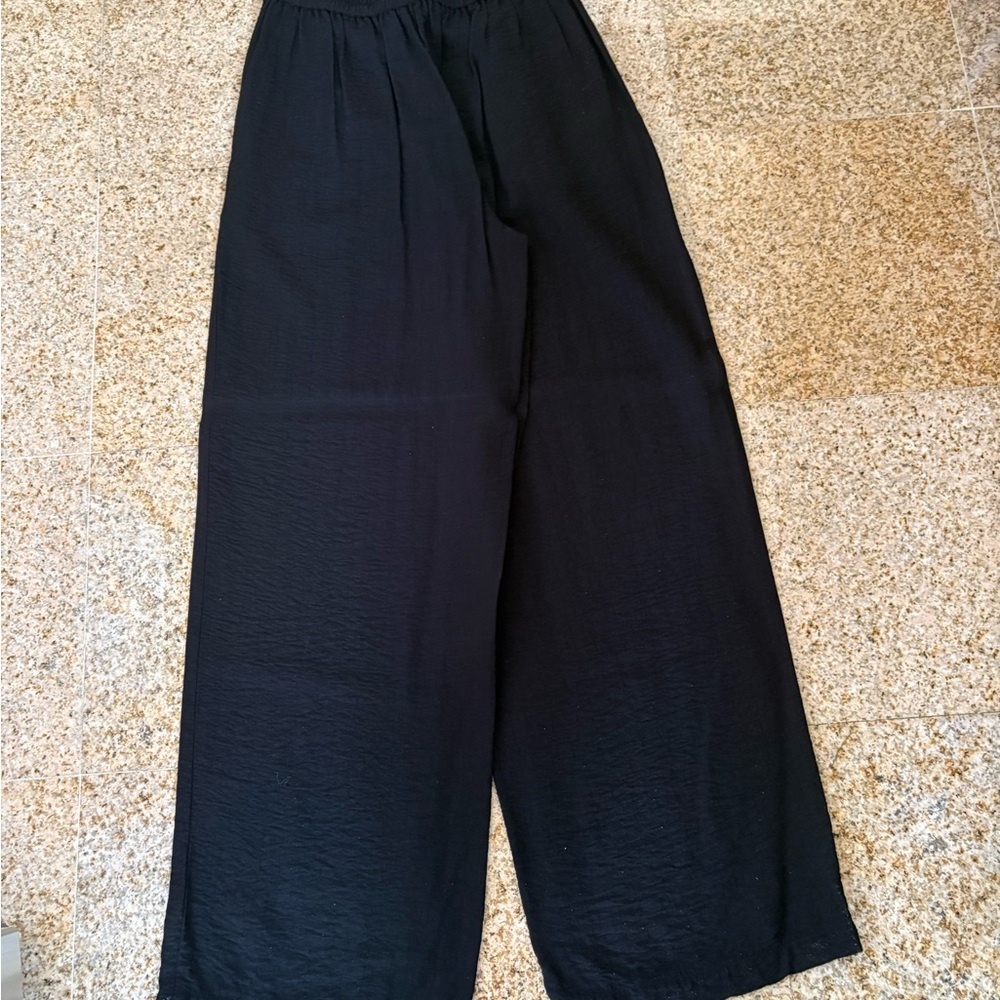 DKNY Black Wide Leg Pants - Picture 4 of 4